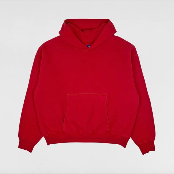 YEEZY x GAP Perfect Hoodie Red Size Medium NWT Factory Sealed Kanye West YZY - Picture 1 of 7